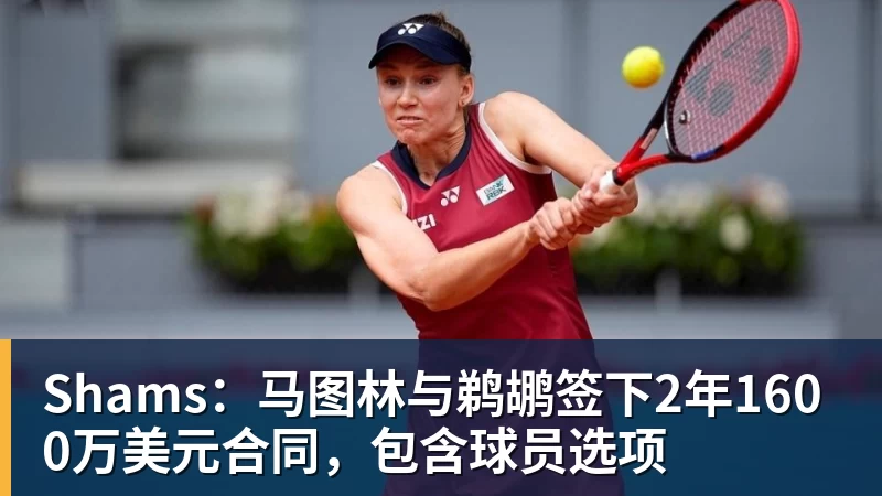 Shams:马图林与鹈鹕签下2年1600万美元合同,包含球员选项